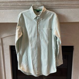Boys button down striped Oxford shirt